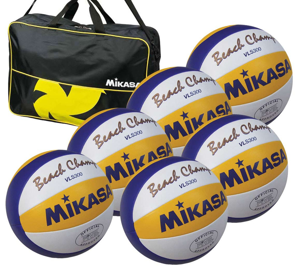 Mikasa VLS300 6 Ball Volleyball Pack